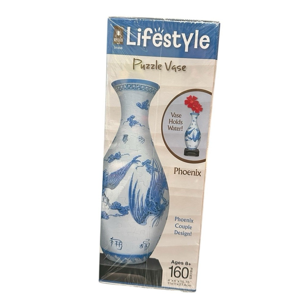 New Bepuzzled Lifestyle Puzzle Vase Phoenix Couple‎ Design 160 Pieces - Picture 3 of 5